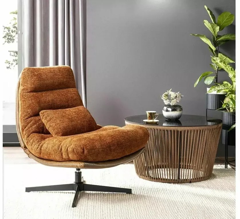 Fotoliu Felicia Raven cinnamon 44/maro Tap.233