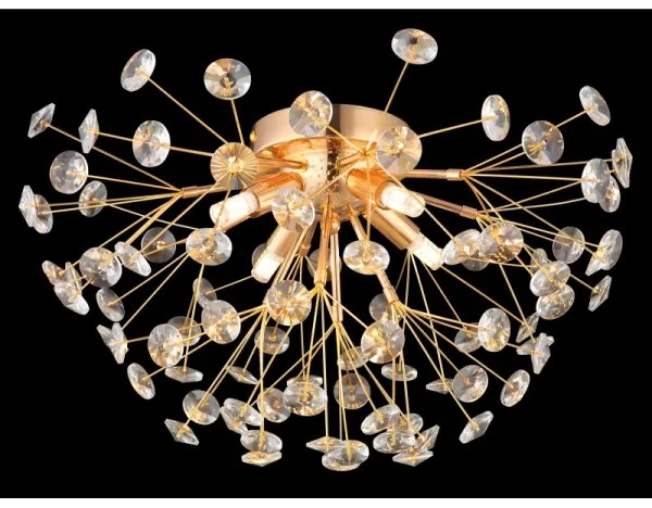 Plafonieră LED Globo 64135D KATRINA 4xG9/3,5W/230V auriu