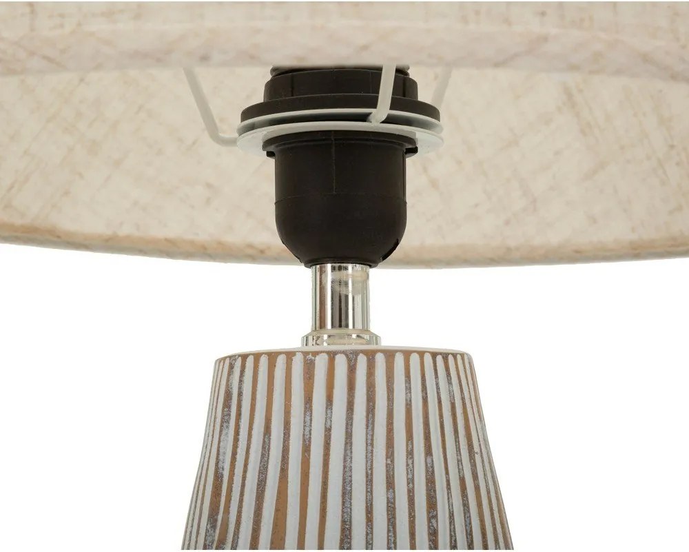 Veioză crem cu abajur textil (înălțime 69,5 cm) Hanoi – Mauro Ferretti