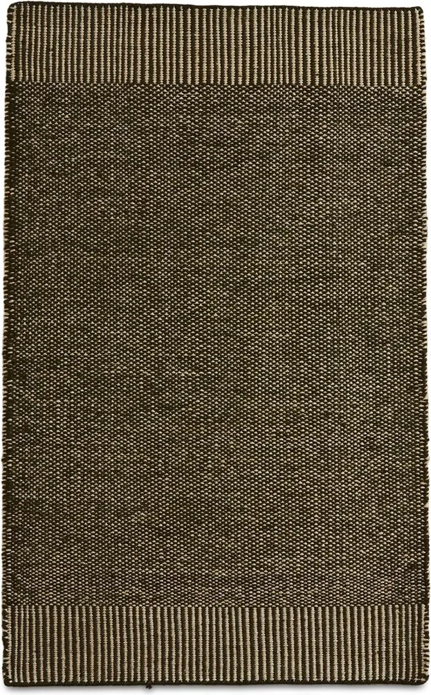 Covor Rombo, alb/verde muşchi, diferite dimensiuni - Woud Dimensiuni: 140 x 90 cm