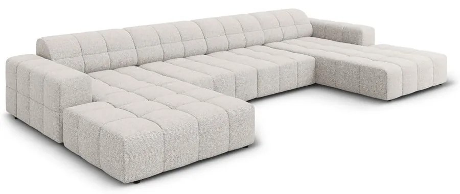 Colțar gri deschis (în formă de "U") Chicago – Cosmopolitan Design