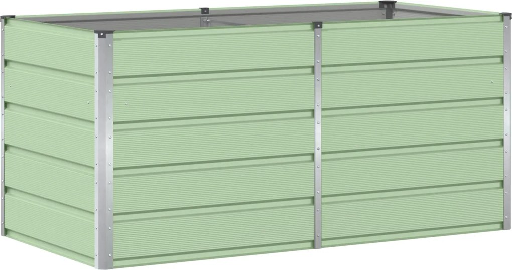 vidaXL Jardinieră Verde 160 x 80 x 75 cm Oțel
