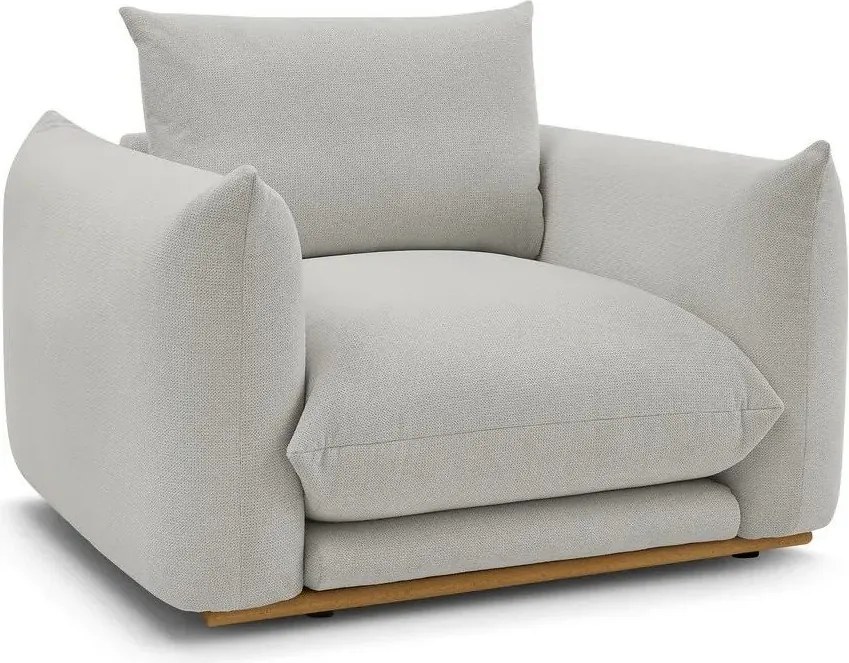 Fotoliu gri deschis Ernest – Bobochic Paris