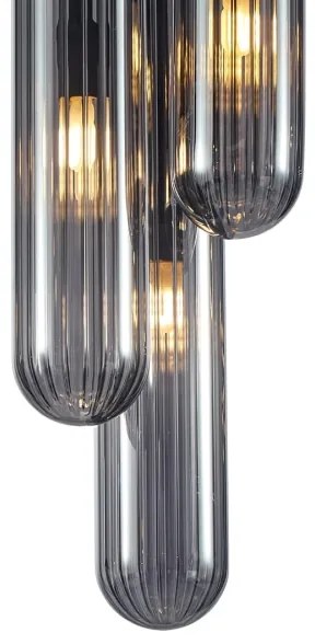 Lustră aplicată PAX 3xG9/9W/230V negru