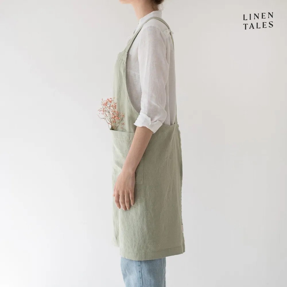 Șorț din in Crossback – Linen Tales