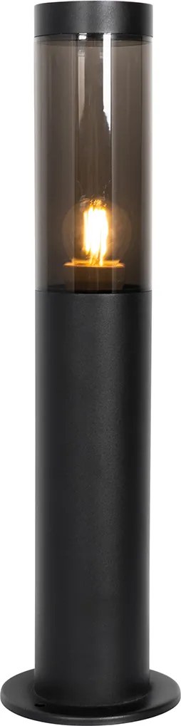 Lampă de stâlp modernă pentru exterior negru 45 cm IP44 - Rox