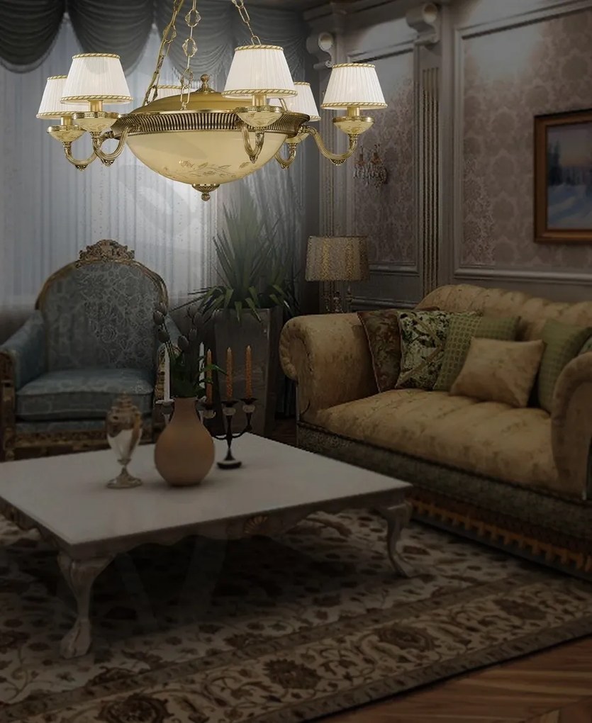 Candelabru din alama design italian 6522