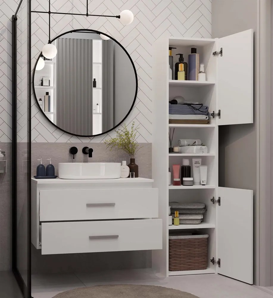 Dulap sub lavoar Neltossa 1 80 (alb). 1133032