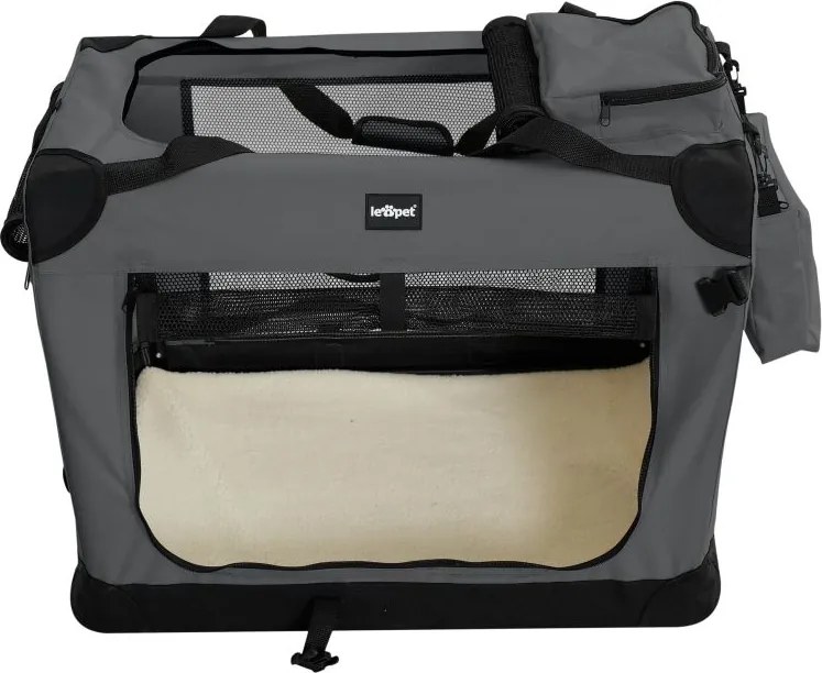 Leopet Cutie de transport pentru câini S 49,5 x 34,5 x 35 cm