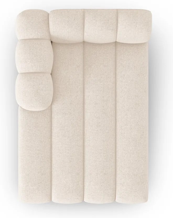 Șezlong crem (cu colț pe partea stângă ) Lupine – Micadoni Home