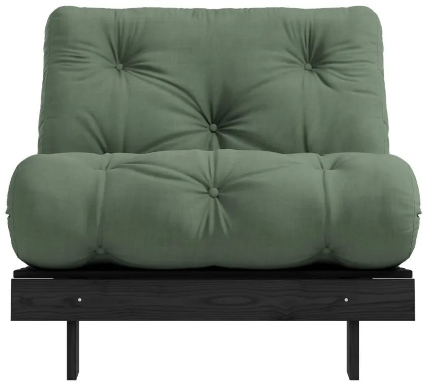 Fotoliu verde Roots Black Night – Karup Design