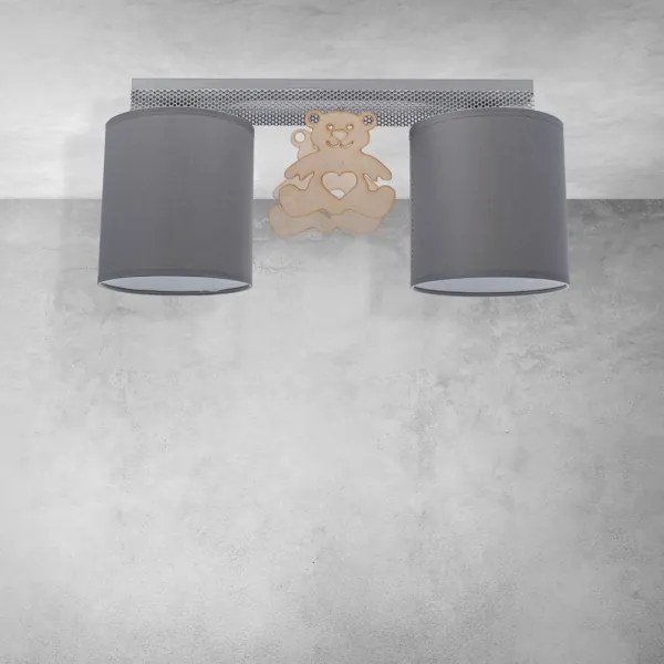 Plafonieră copii BEAR 2xE27/60W/230V