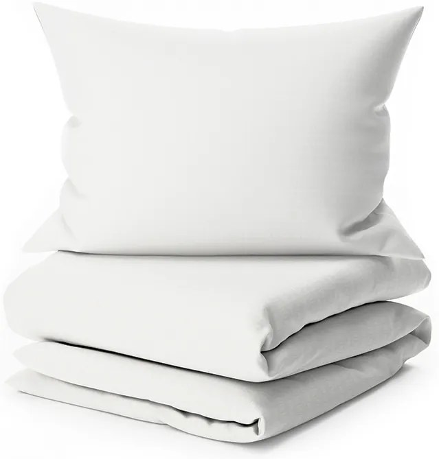 Lenjerie de pat creponata STANDO alba cu buzunar hotelier Dimensiune lenjerie de pat: 70 x 90 cm | 140 x 200 cm