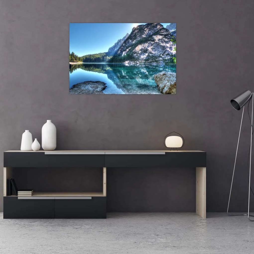 Tablou - Lac montan (90x60 cm)