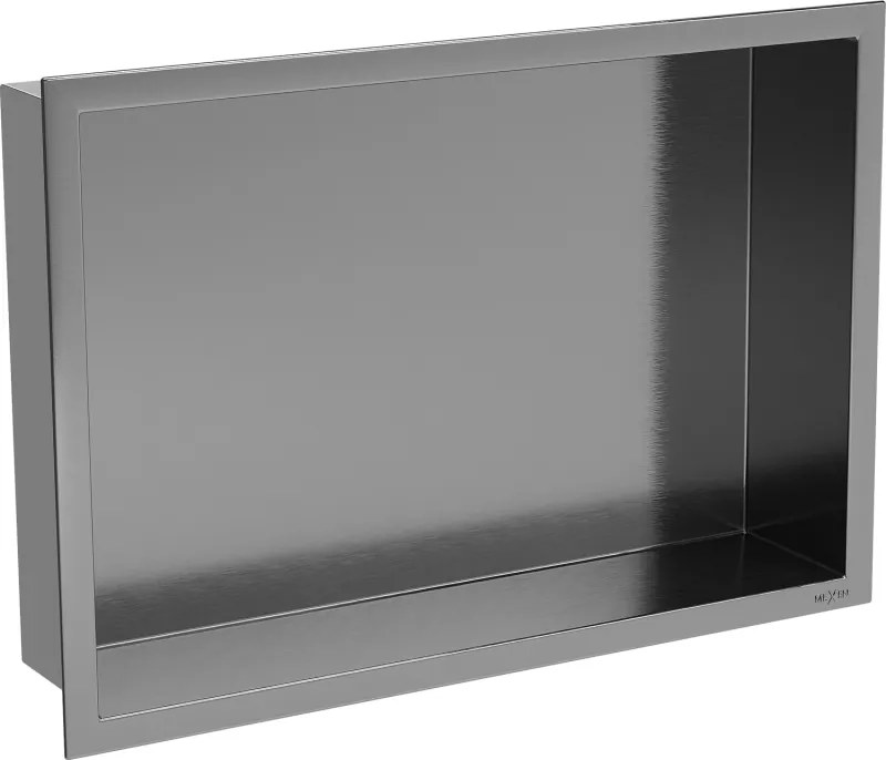 Mexen X-Wall-R raft încastrat cu flanșă 45 x 30 cm, gri pistol periat - 19E0453010