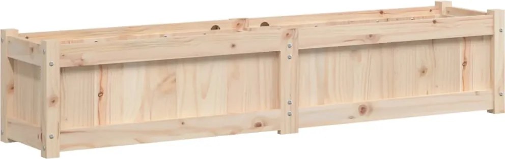 vidaXL Jardinieră de grădină, 150x31x31 cm, lemn masiv de pin