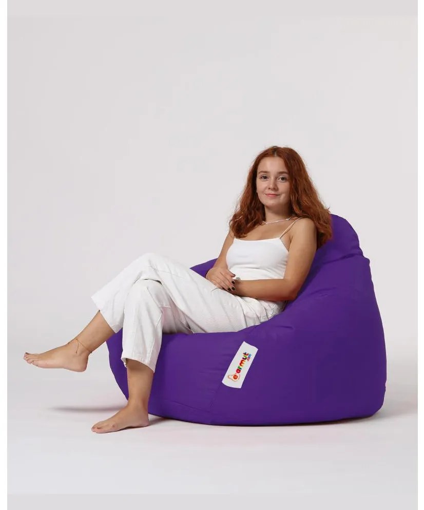 Fotoliu puf Parumleo XXL (violet). 1101741