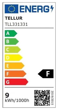 Bec Tellur WiFi Smart E27, 9 W, albă caldă