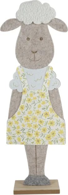 Decoratiune de Pasti FELT SHEEP 50 cm - mai multe culori Culoare: Galben