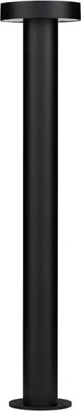 Stalp exterior IP65 LED 2700K GONG negru H-60cm