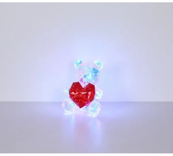 Decorațiune LED de masă Globo 28058 BRONDAR LED/6W/5V USB ursuleț