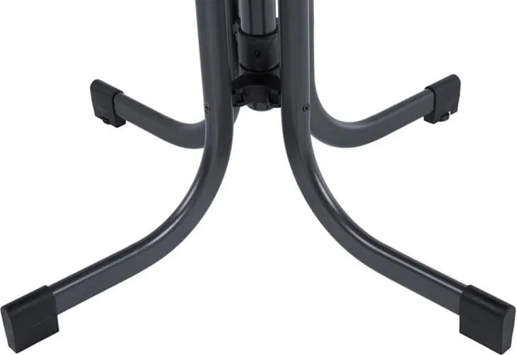 Masă de grădină rotundă din metal ø 70 cm Pizarra – Dajar