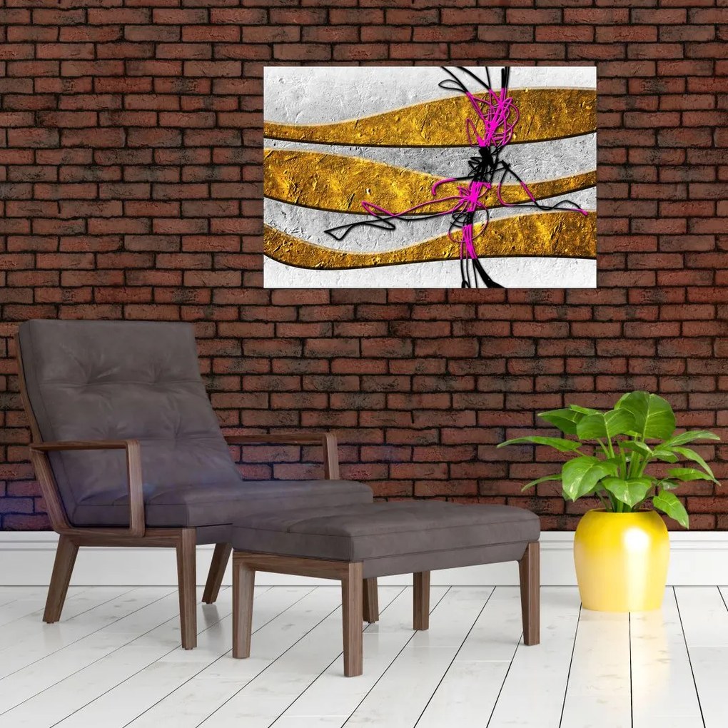 Tablou cu abstracție (90x60 cm)