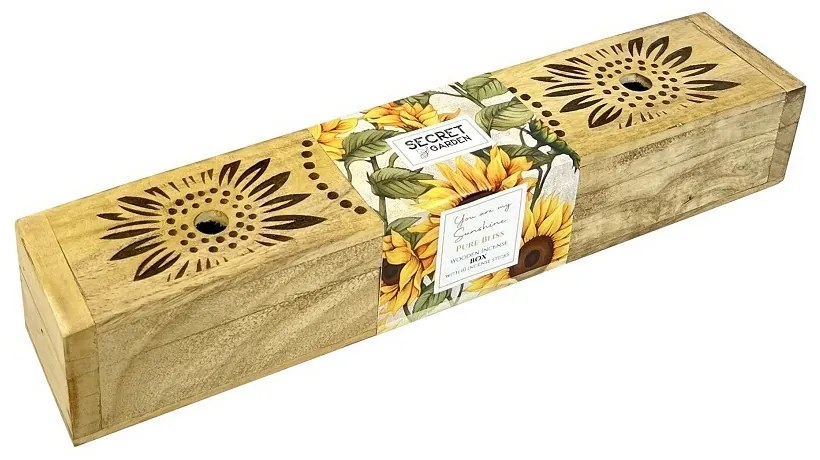 Arome  Secret garden cutie de lemn cu bețișoareparfumate Pure Bliss, 10 bețișoare