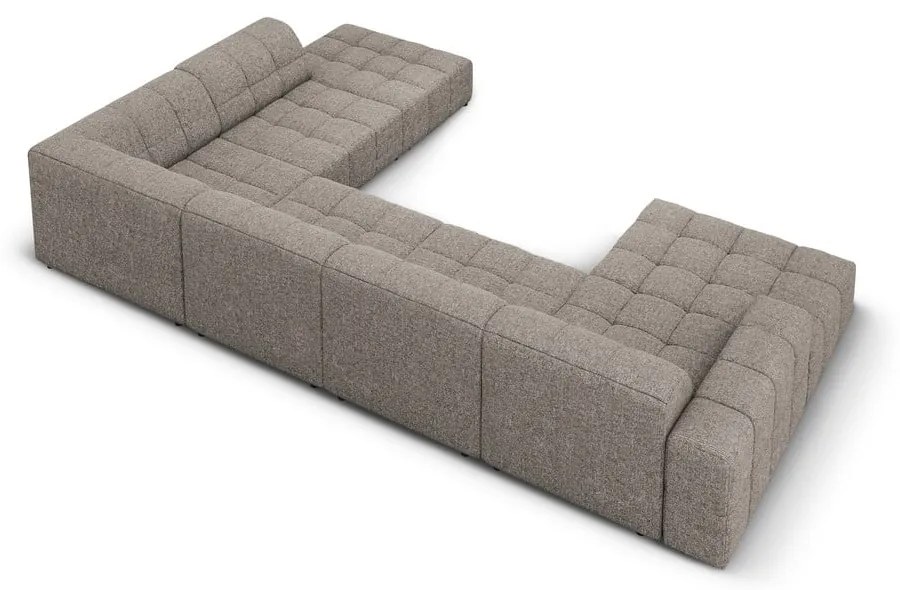 Colțar gri închis (cu colț pe partea dreaptă/în formă de "U") Chicago – Cosmopolitan Design