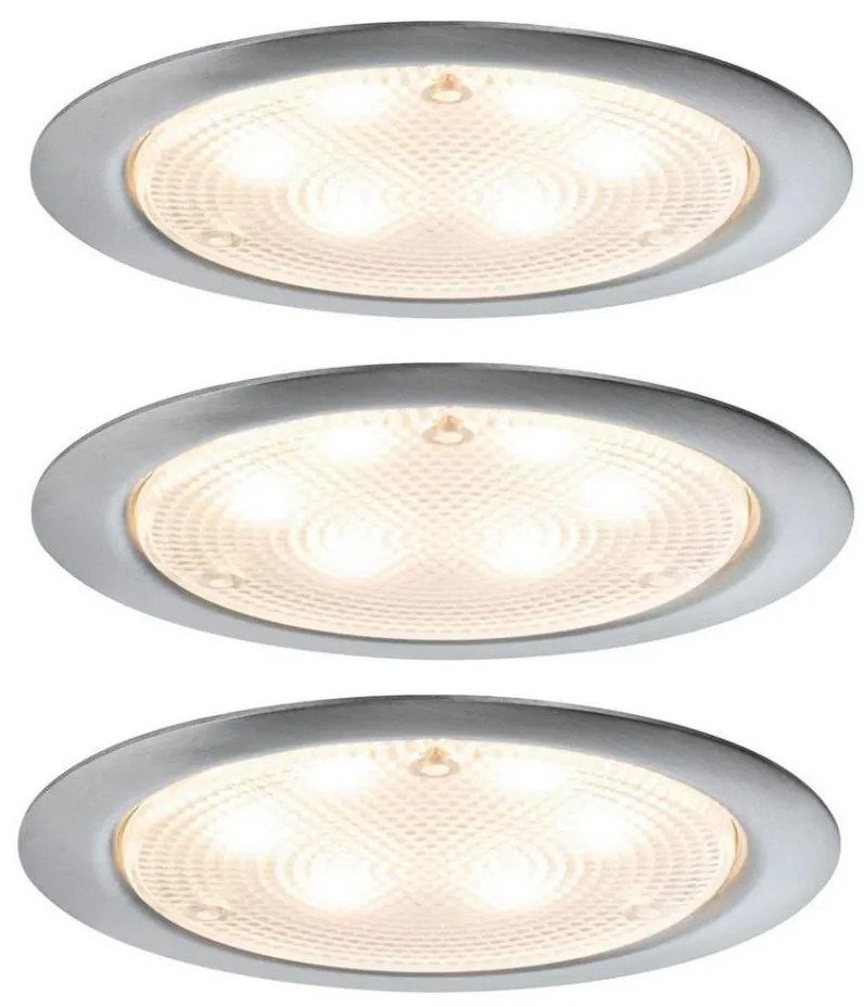 SET 3x plafonieră încastrată LED/2,8W MICRO LINE 230V Paulmann 93559