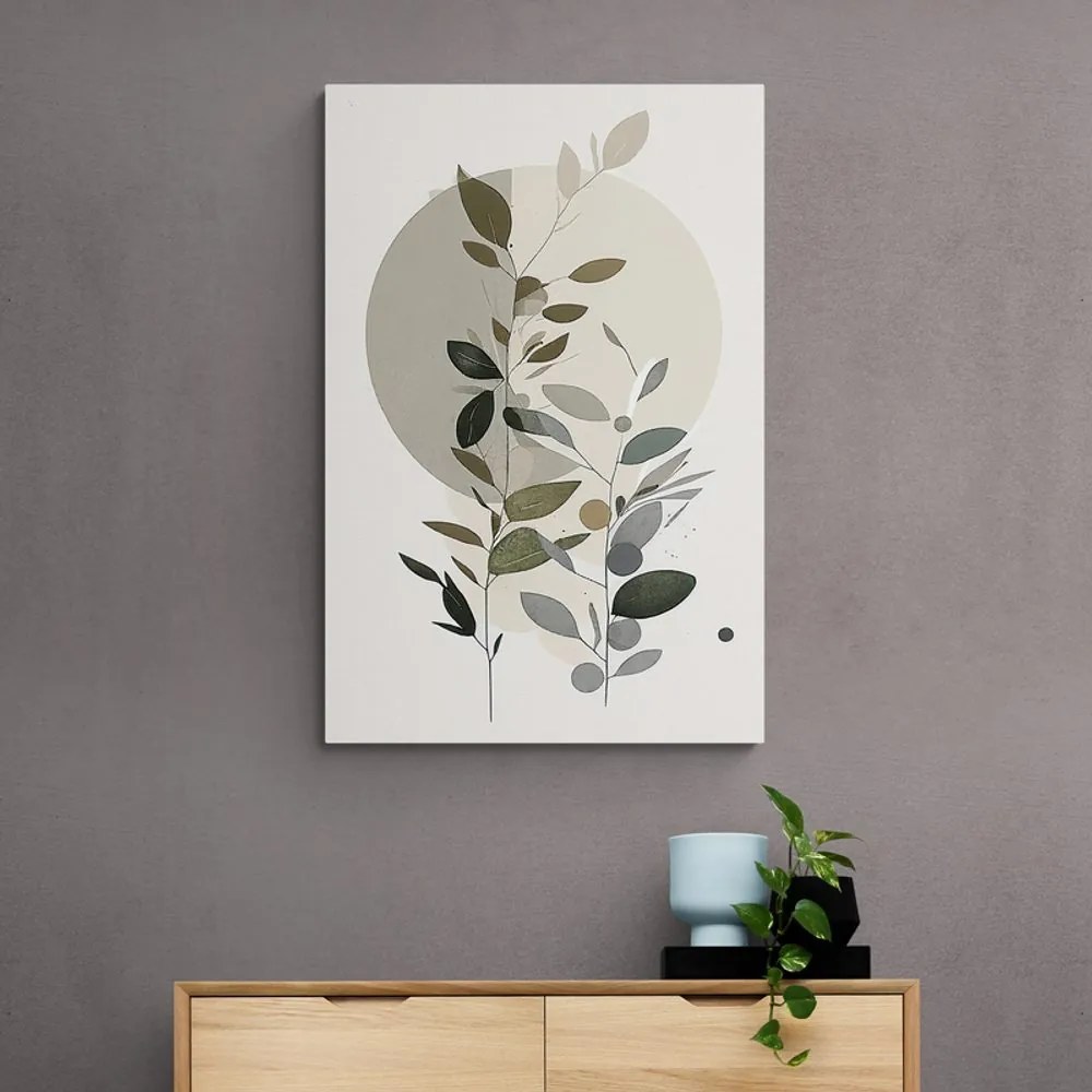 Tablou plante minimaliste în stil boho