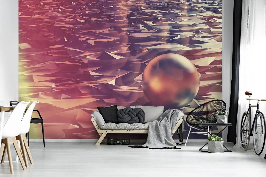 Fototapet - 3D bilă (254x184 cm)