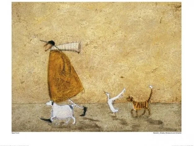 Imprimare de artă Sam Toft - Ernest, Doris, Horace And Stripes