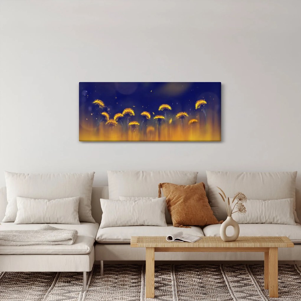 Tablou - Păpădii (120x50 cm)