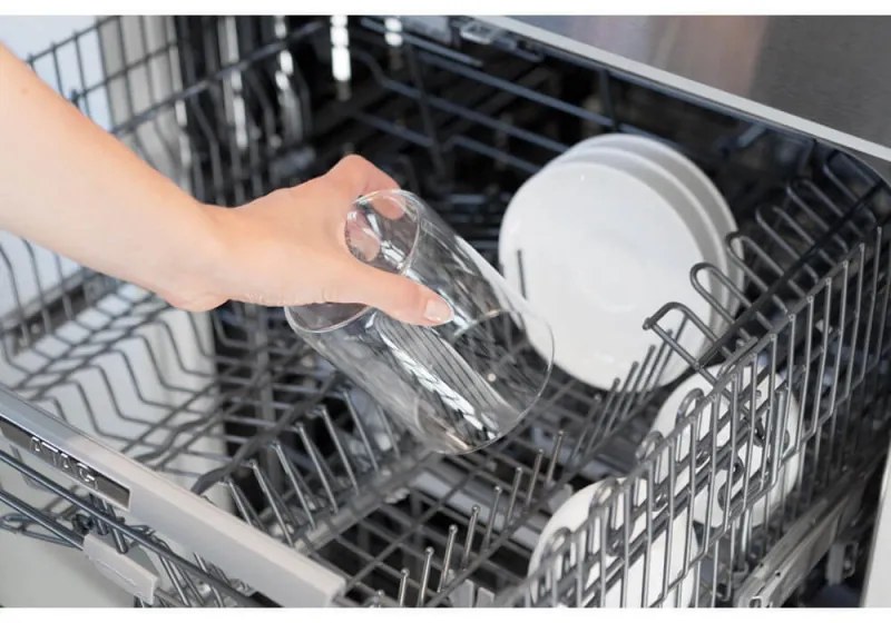 Borcan din sticla Brabantia Stackable 646873, 1,9 L, Inchidere ermetica, Transparent/Gri inchis