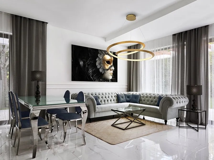 Lustra LED suspendata design modern Eternity 97cm