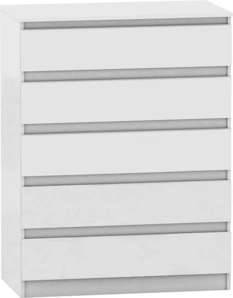 Comoda HANY NEW 005, alb, DTD laminat, 90x49x117 cm