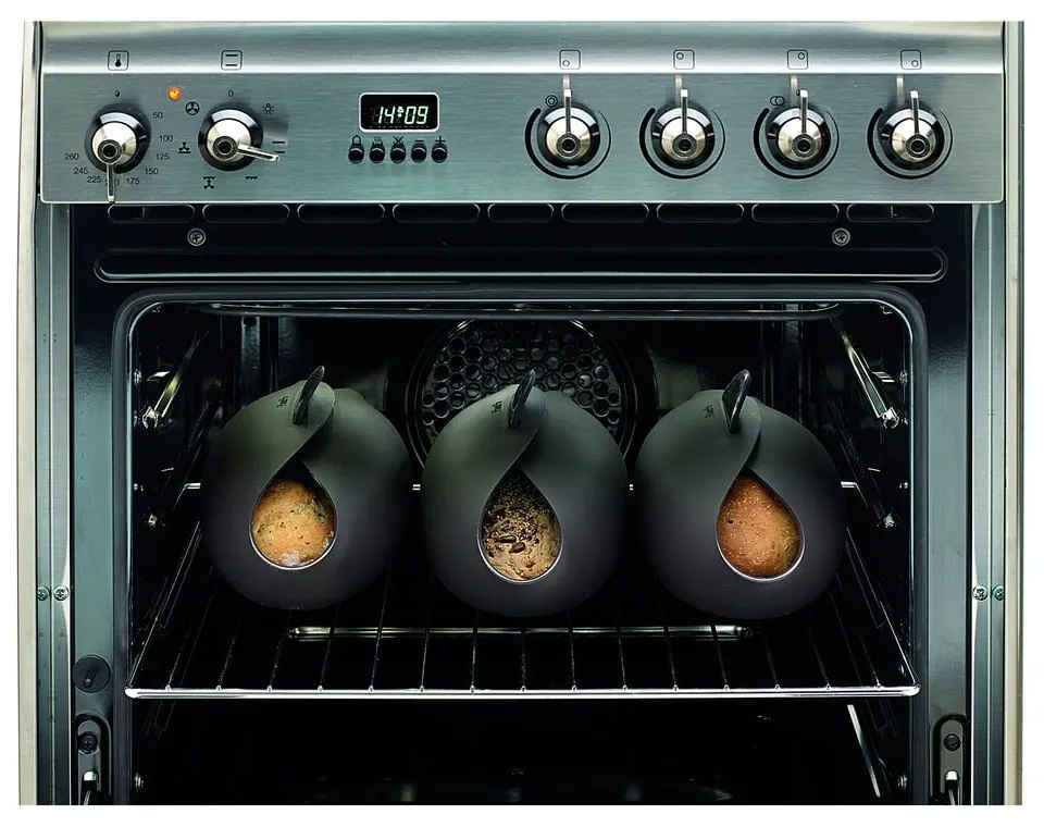 Forme de copt 3 buc. din silicon pentru baghete/pentru pâine Essential – Lékué