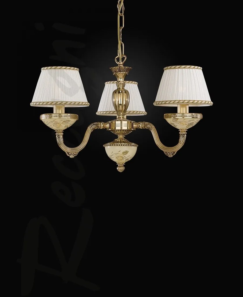 Candelabru din alama 3 brate design italian 6522