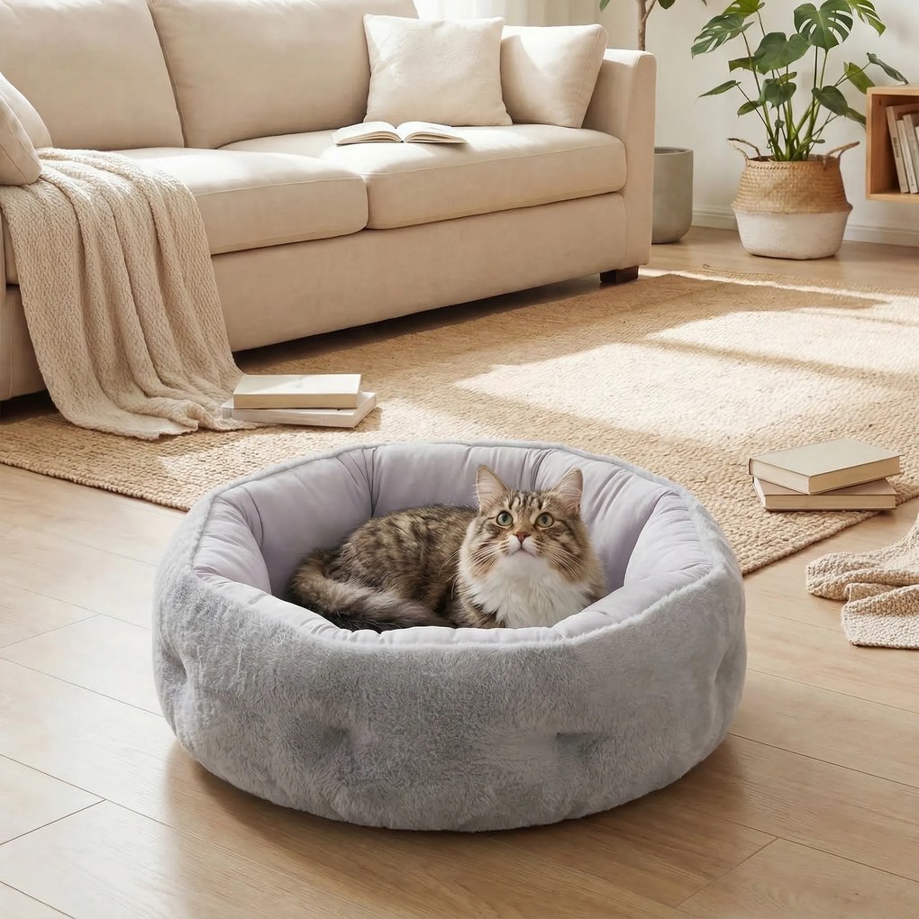 PawHut exterior pat cuib rotund confortabil | Aosom Romania