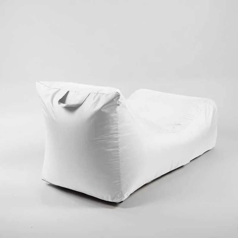 Fotoliu Looloop Pufrelax, Material Impermeabil - Alb