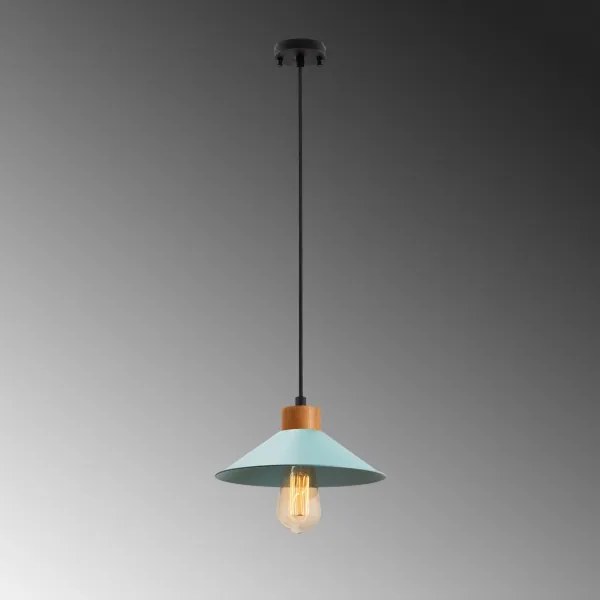 Pendul cu cablu MANAVGAT, 1x E27, 40 W, 230 V, albastru/maro