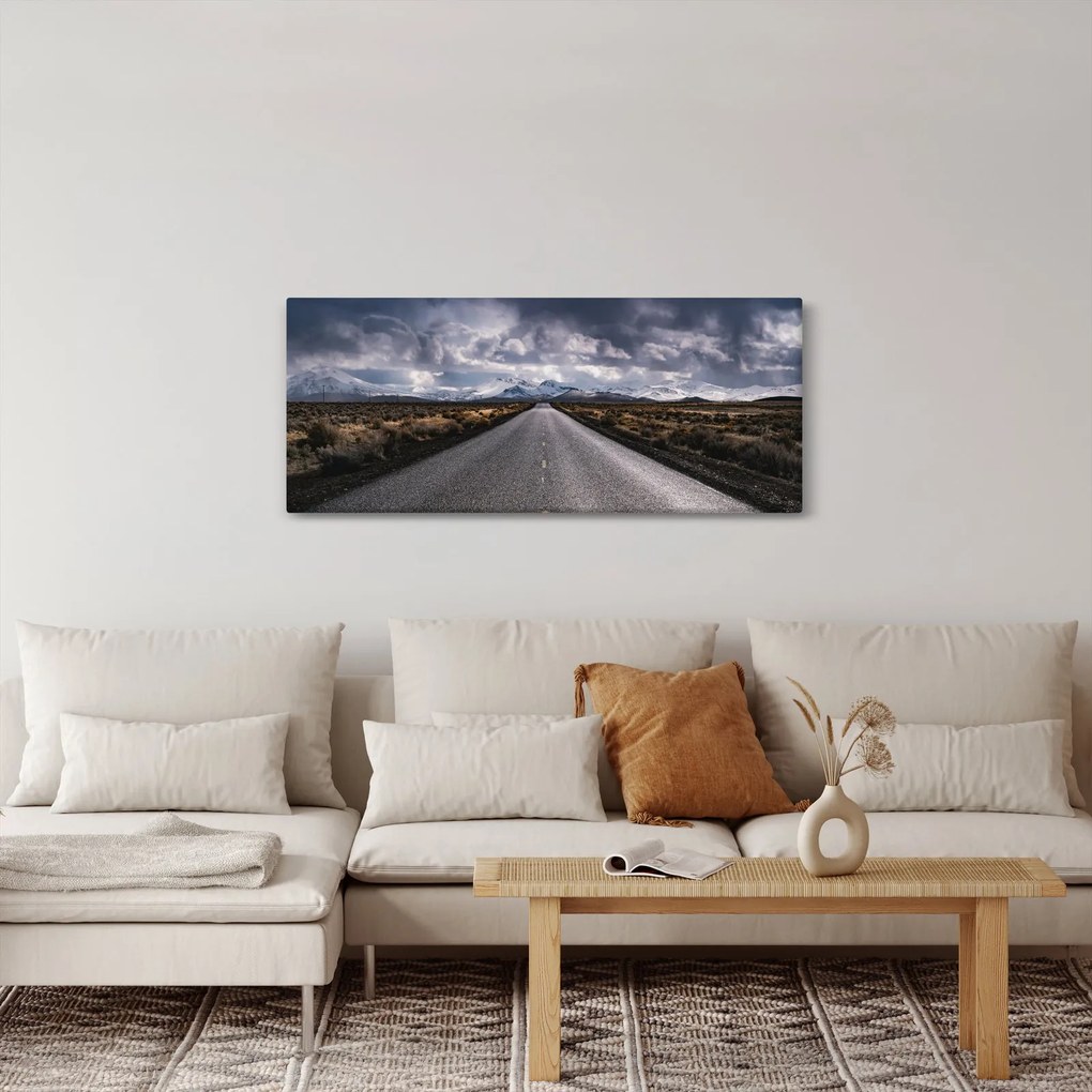 Tablou drumului în deșert (120x50 cm)