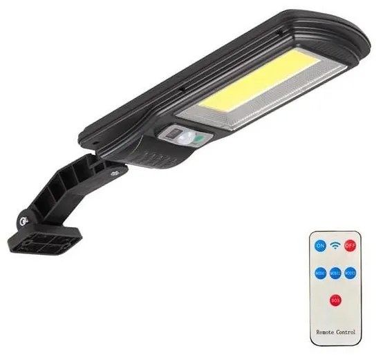 Lampă LED stradală solară cu senzor LED/2,5W/5V IP44 + telecomandă