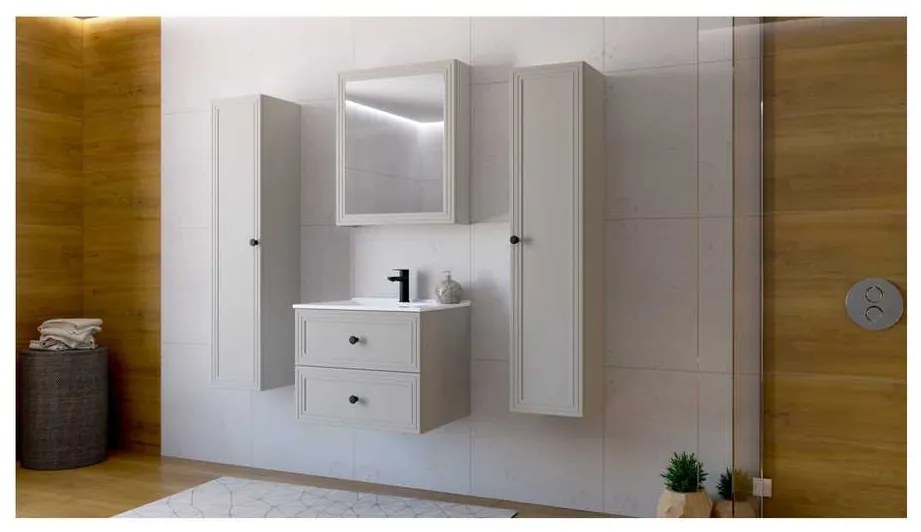 Dulap sub lavoar Bondi 60 cm, crem
