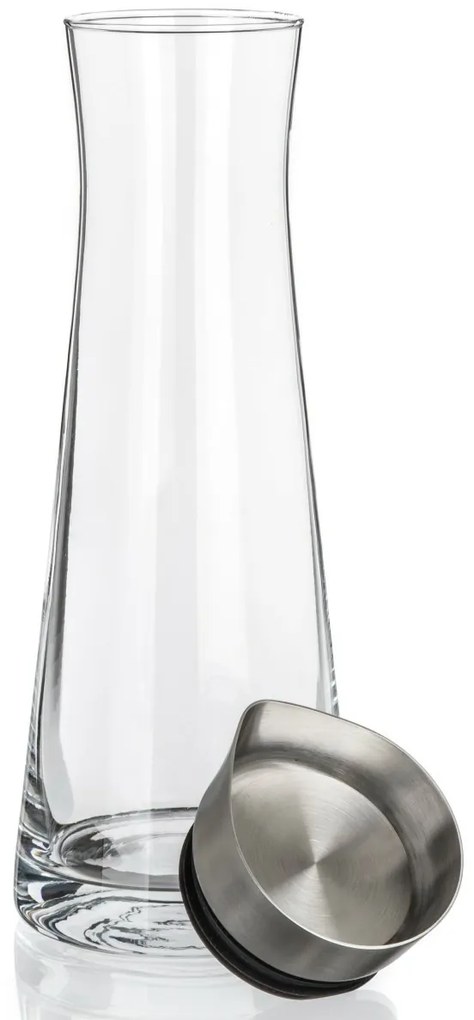 Banquet Carafă din sticlă cu turnător din oțelinoxidabil DALEN 1000 ml