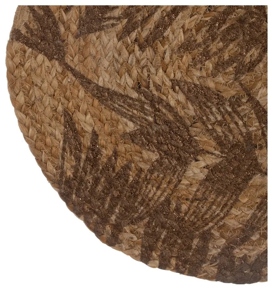 Suport pentru farfurii din iută ø 38 cm Leafy – Ixia