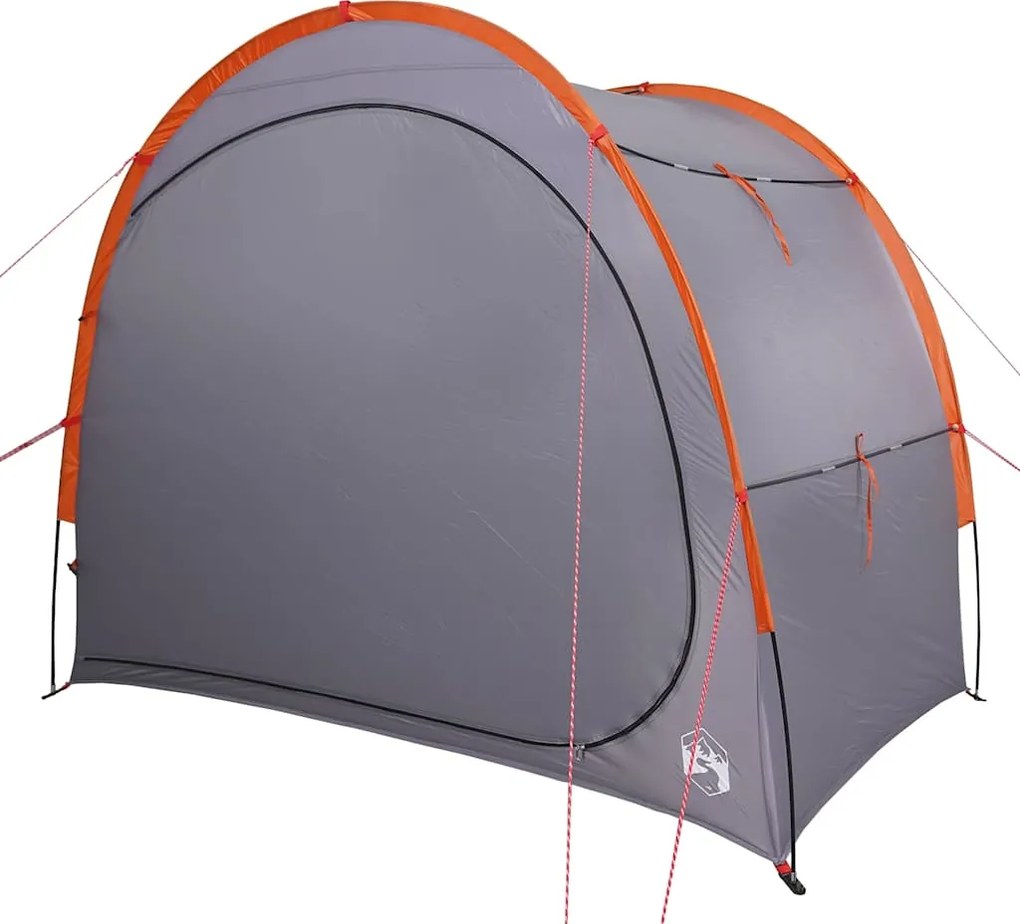vidaXL Cort de depozitare gri și portocaliu impermeabil