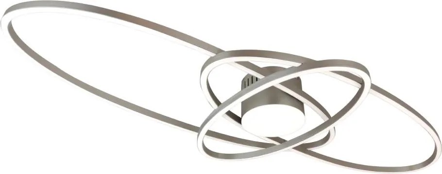 Brilagi - plafonieră LED dimabilă APOLLO LED/58W/230V 43,2x101,2 cm crom + telecomandă