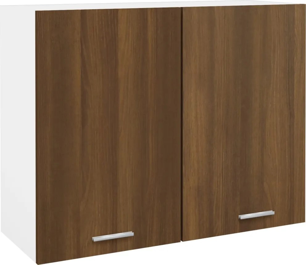 vidaXL Dulap suspendat “Lyon”, stejar maro, 80x31x60 cm